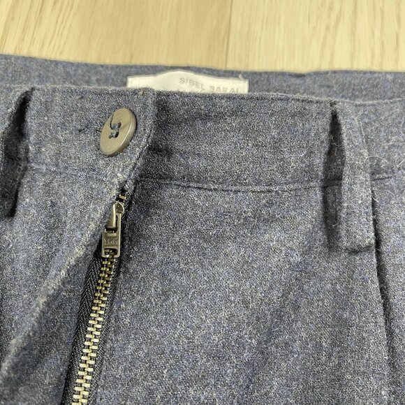 Sibel Saral Pants Trousers Wool Blend Cropped Bottom Edge Women’s Size XS Italy - Picture 6 of 13